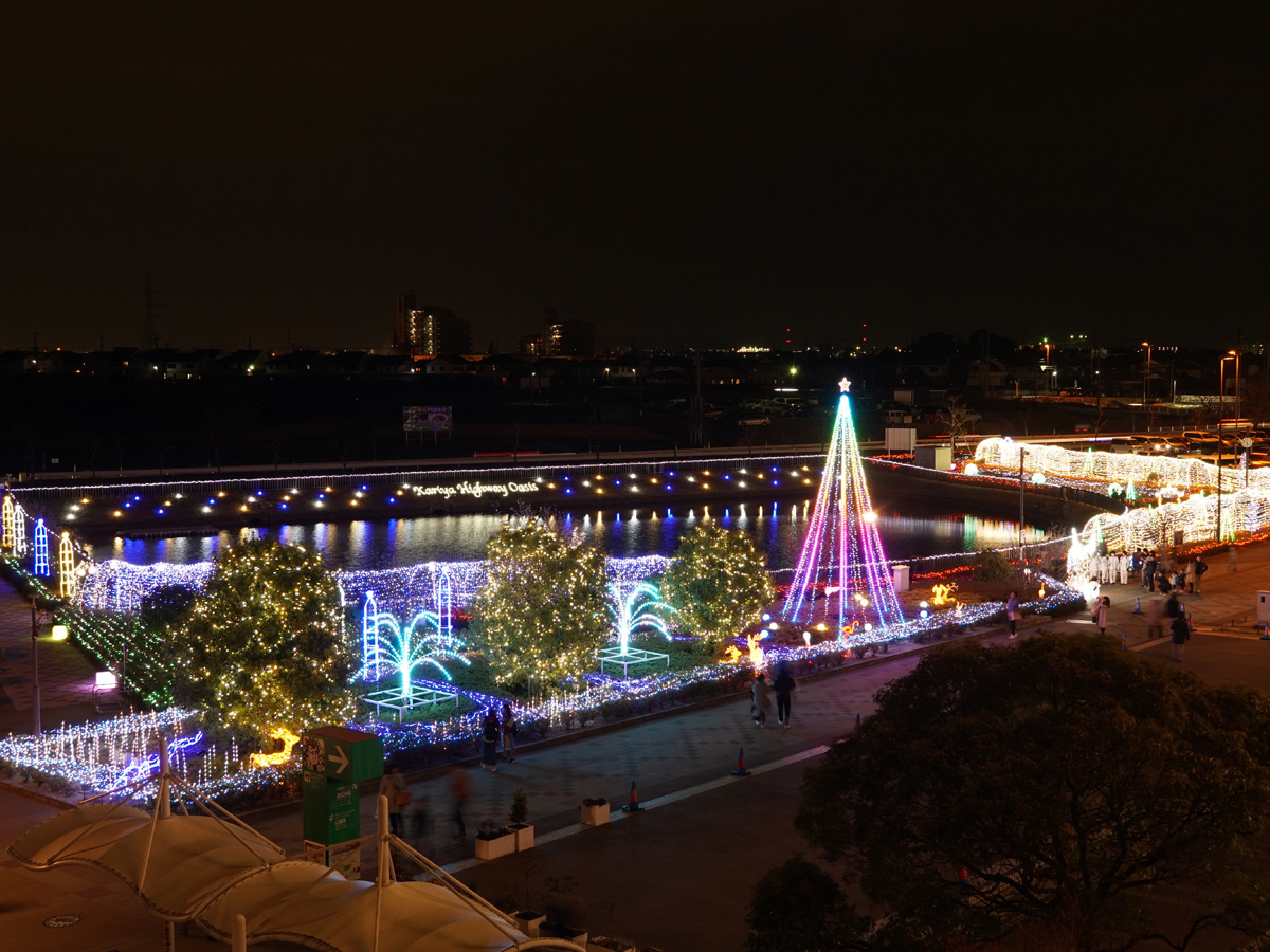 刈谷ハイウェイオアシスロマンティックイルミネーション ～光のオアシス～感謝