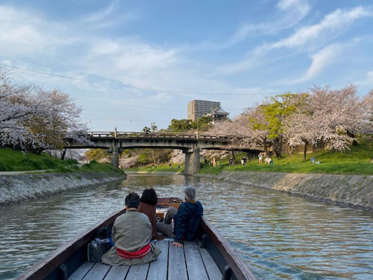 岡崎城下賞花泛舟