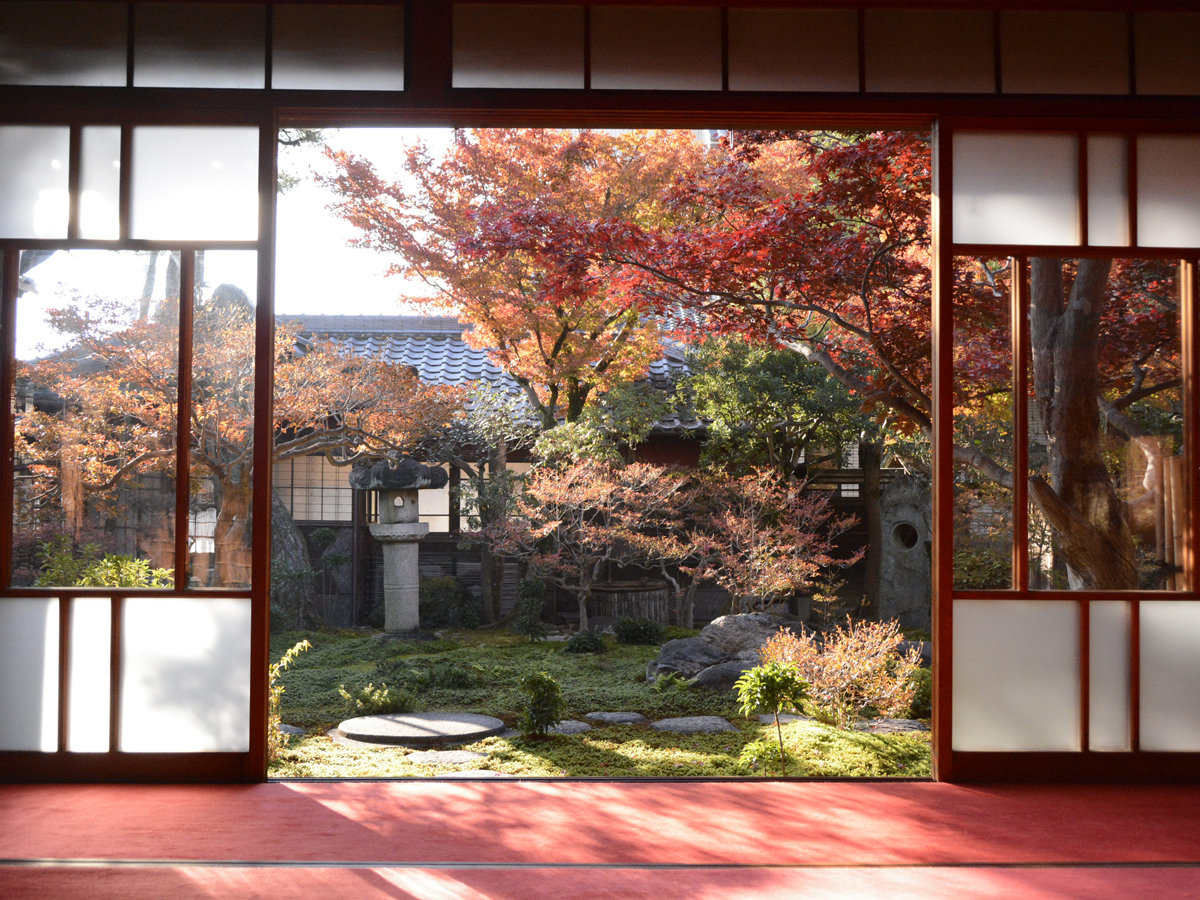 紅葉のおもてなし 旧林家住宅の秋