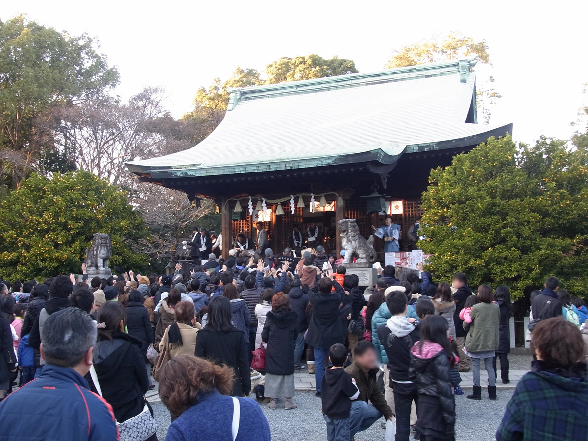 城山八幡宮 節分祭