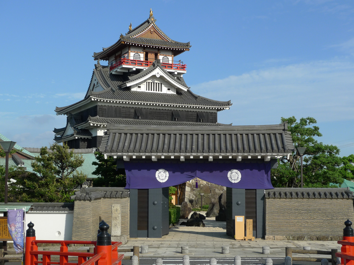 清洲城天主阁观日出