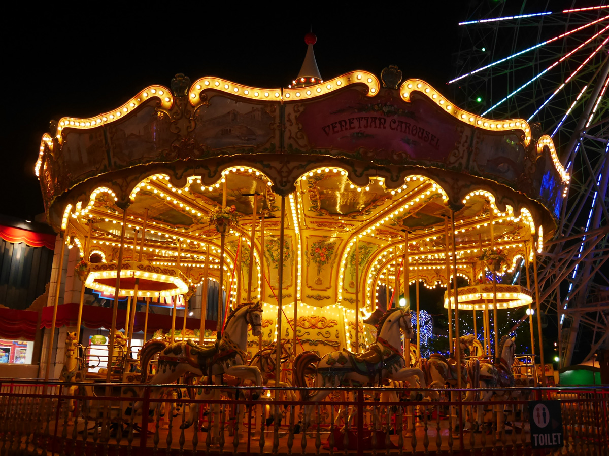 Port of Nagoya Sea Train Land Winter Light Display