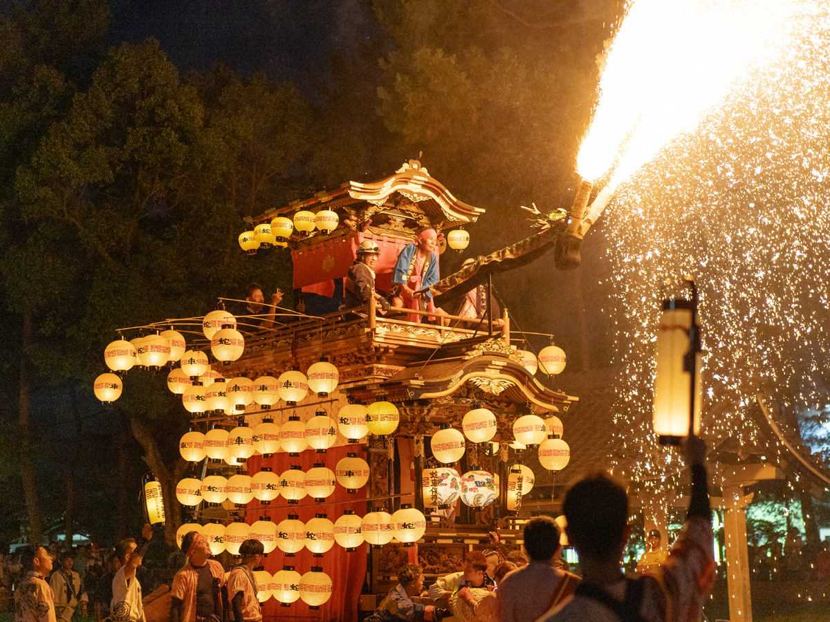Taketoyo Town Oashi Area Jaguruma Festival