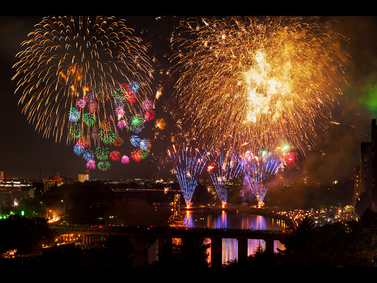 岡崎城下家康公夏日祭 第75屆焰火大會