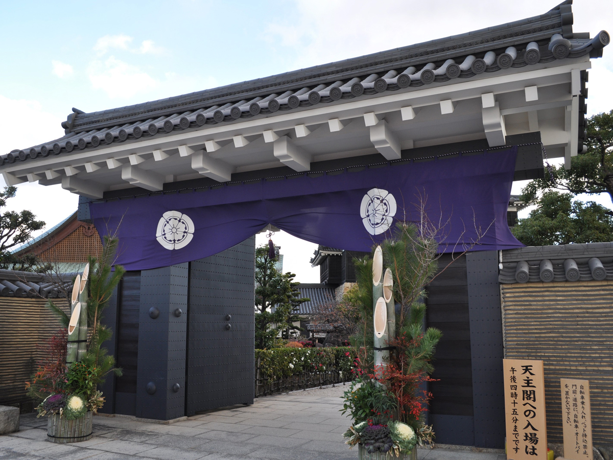 清洲城天主阁观日出