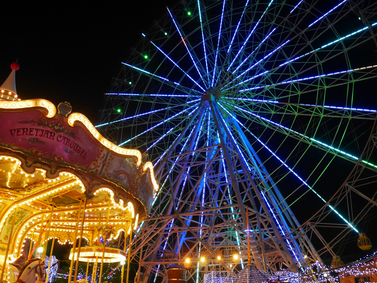 Port of Nagoya Sea Train Land Winter Light Display
