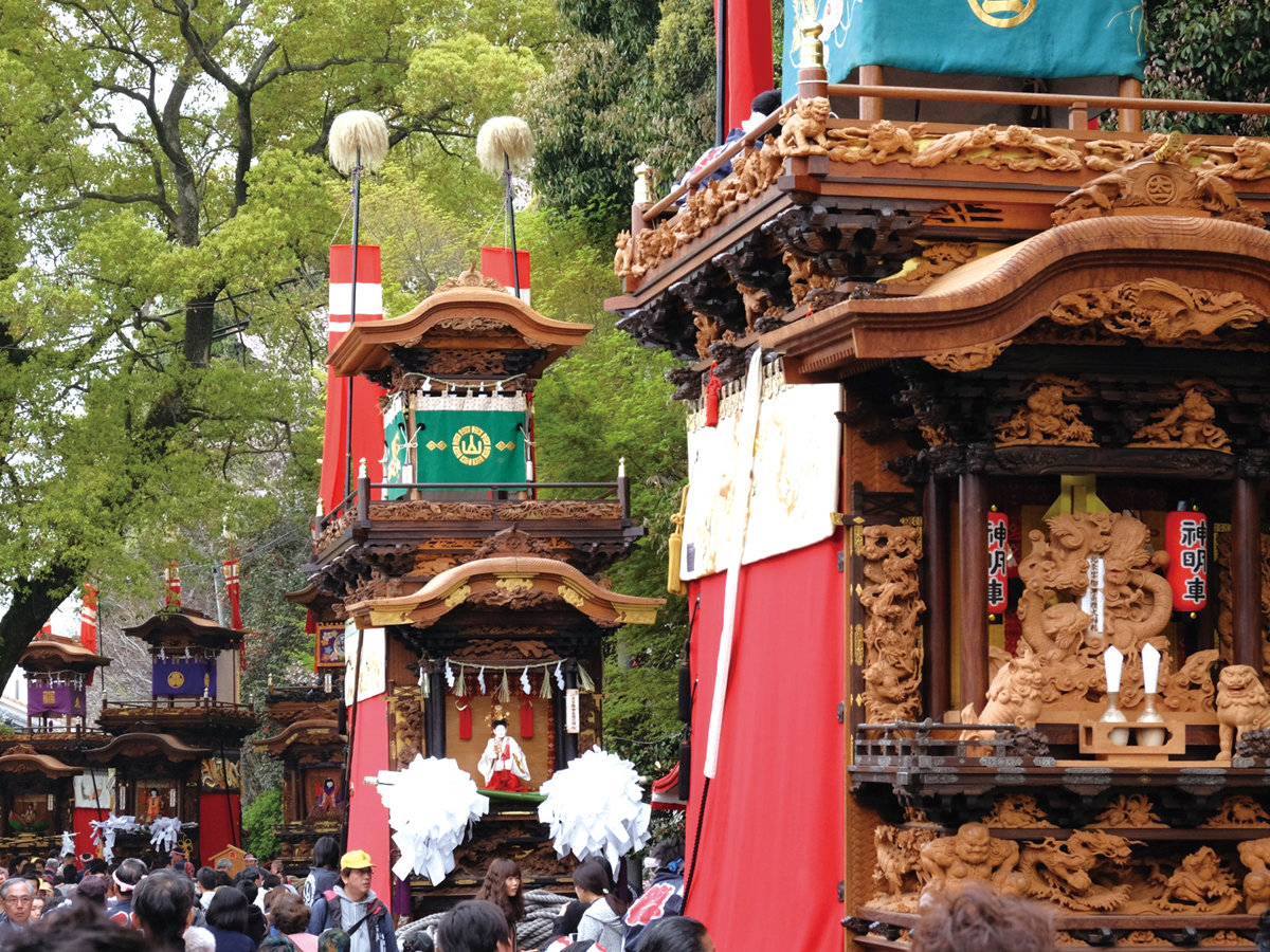 常滑的彩车节・春日祭