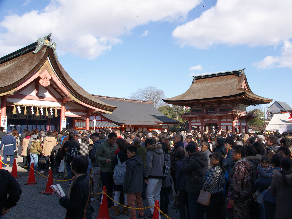 津島神社　新春交通安全祈願