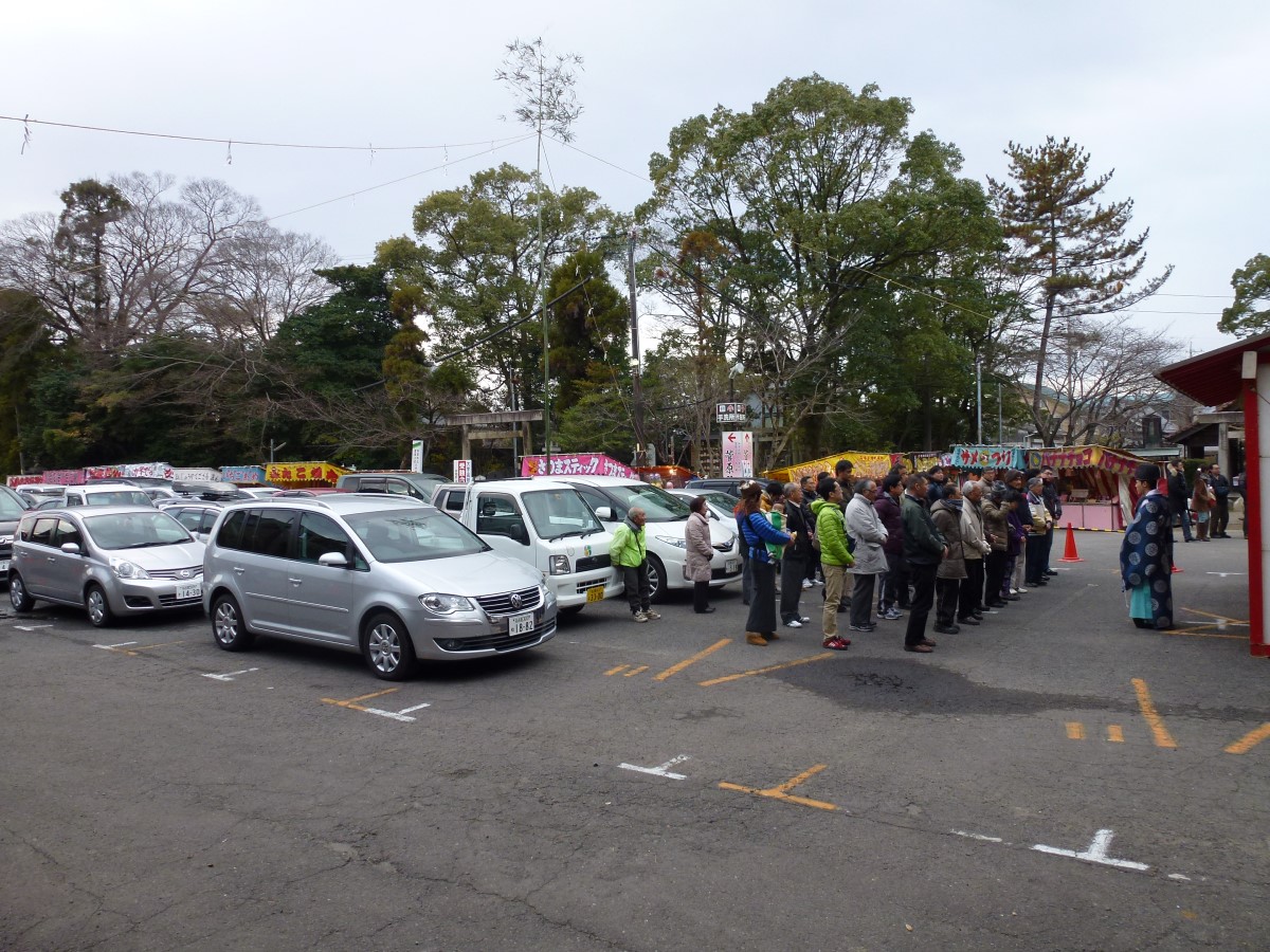 津島神社 新春交通安全祈願