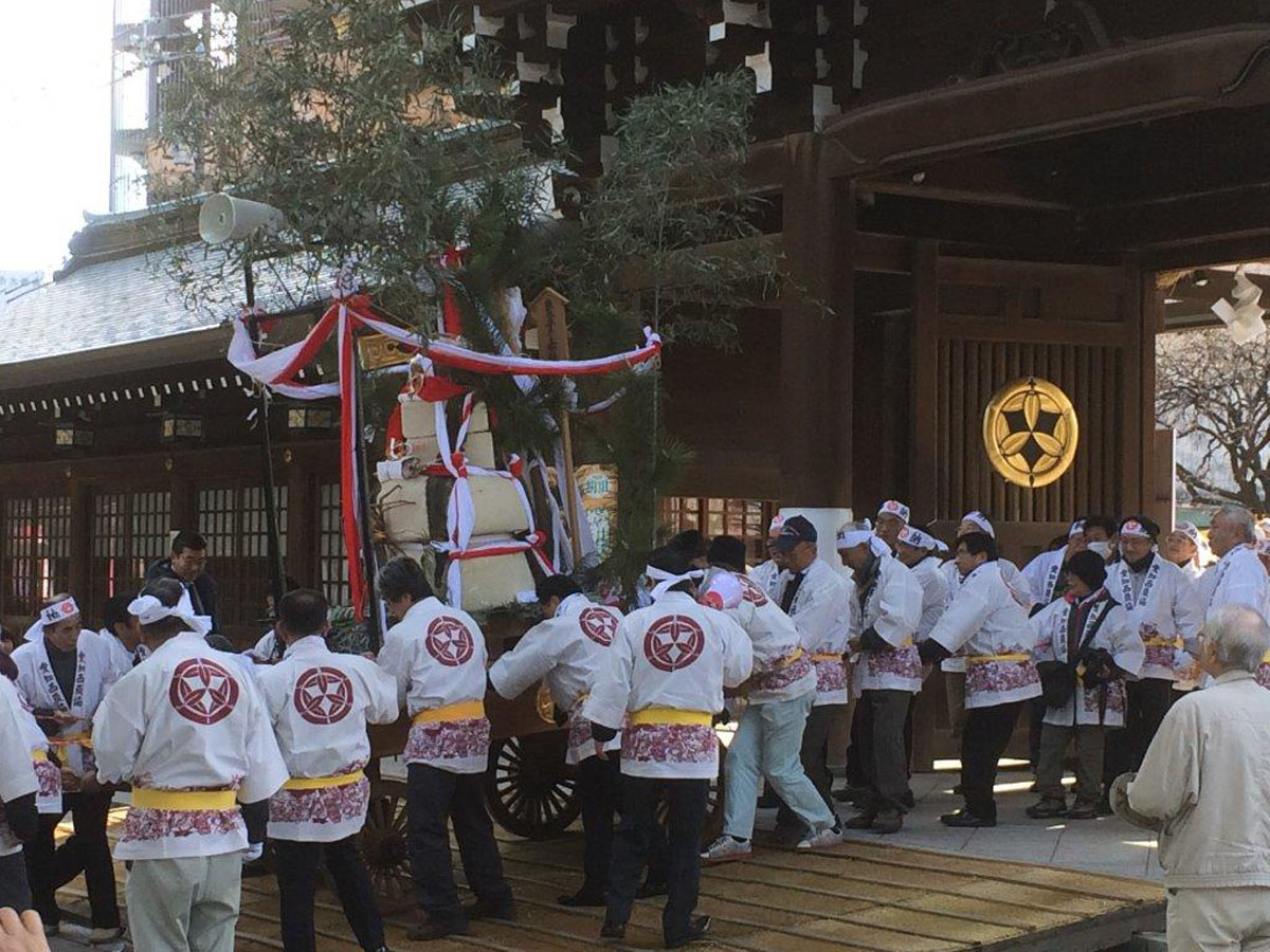 大鏡餅奉納