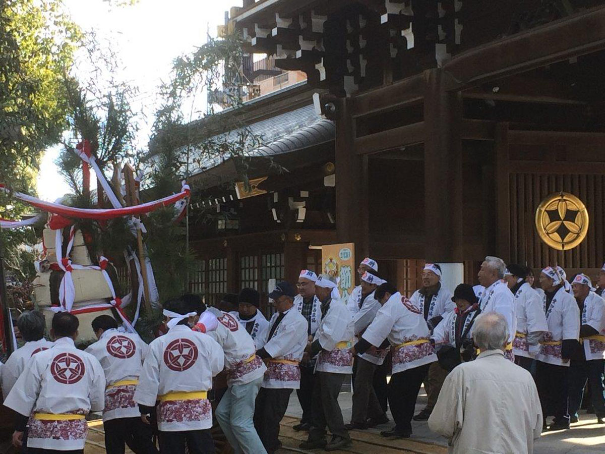 大鏡餅奉納
