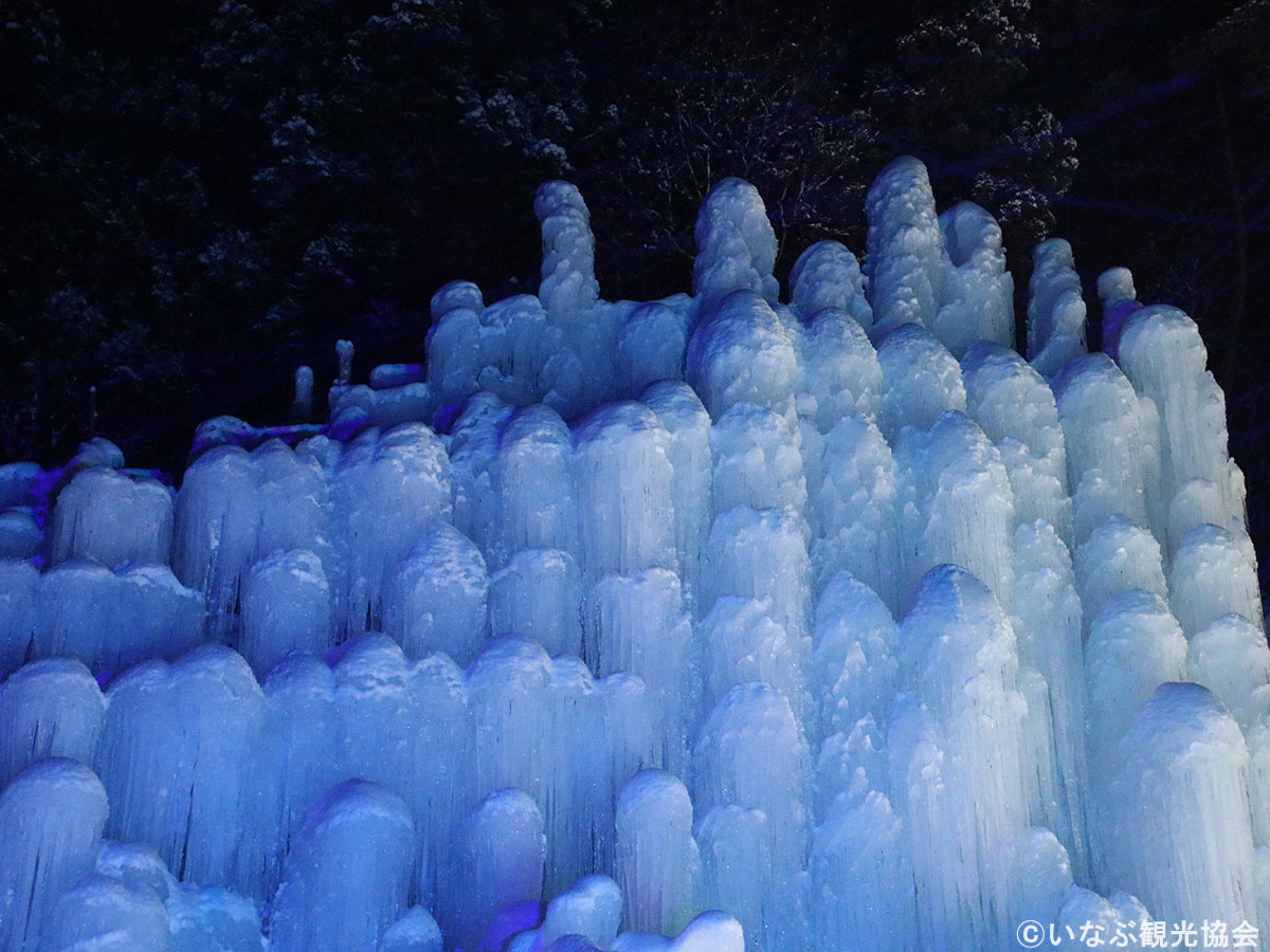 稲武地区の氷瀑