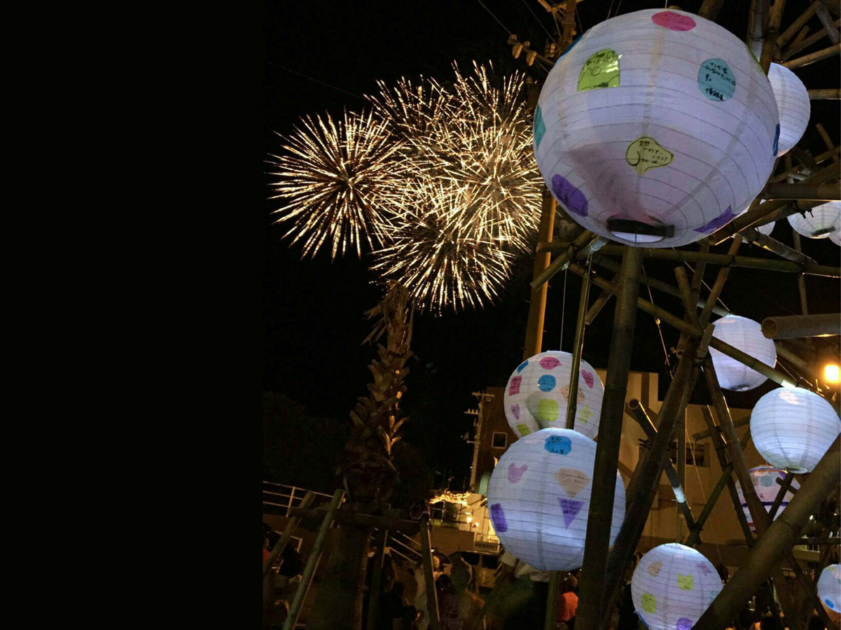 トライアスロン伊良湖大会前夜祭花火大会