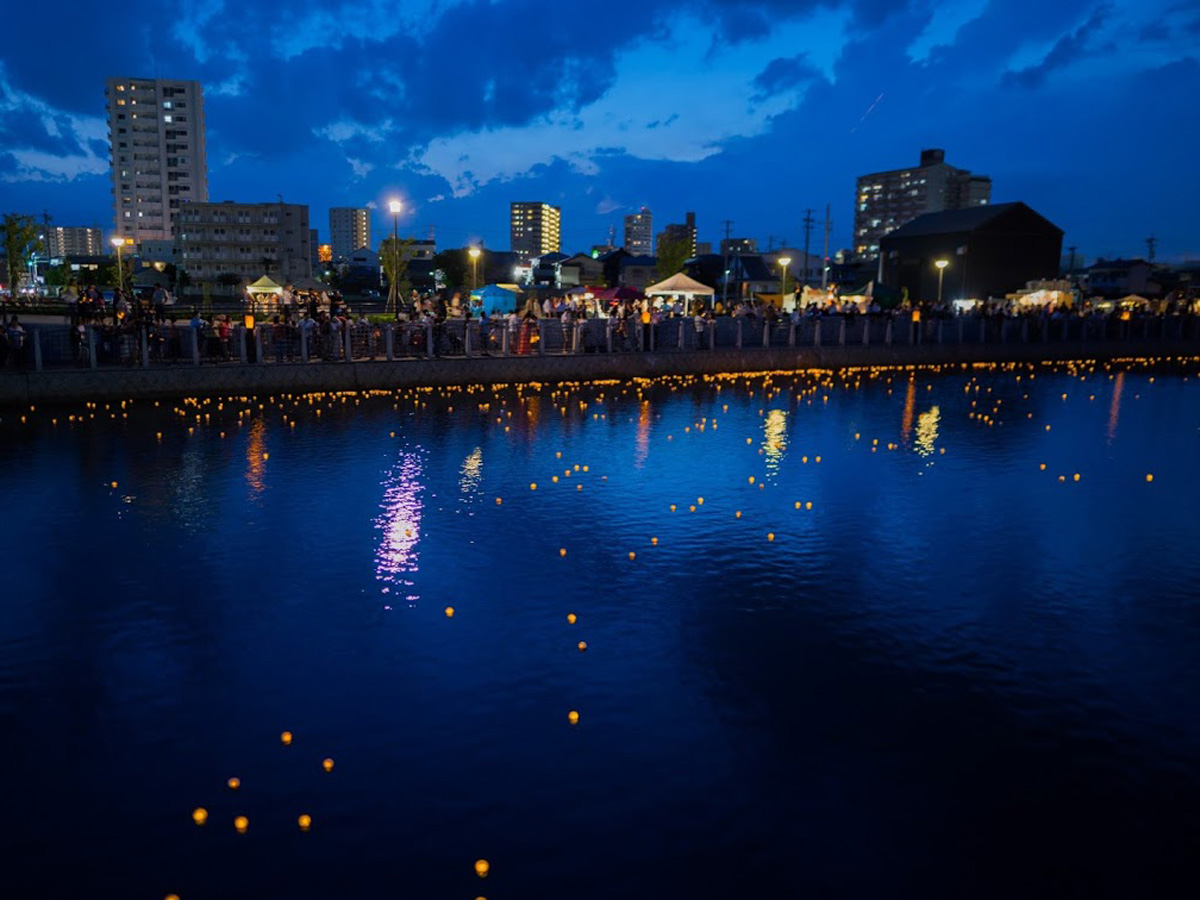 半田運河 Canal Night