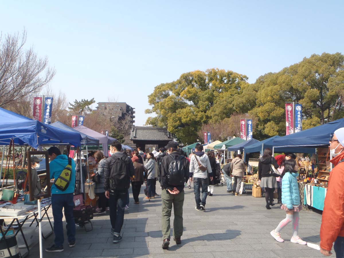 徳川園の早春の催事