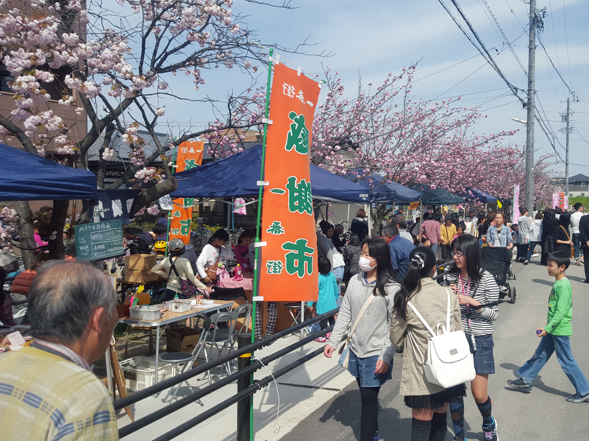 一番街お花見会