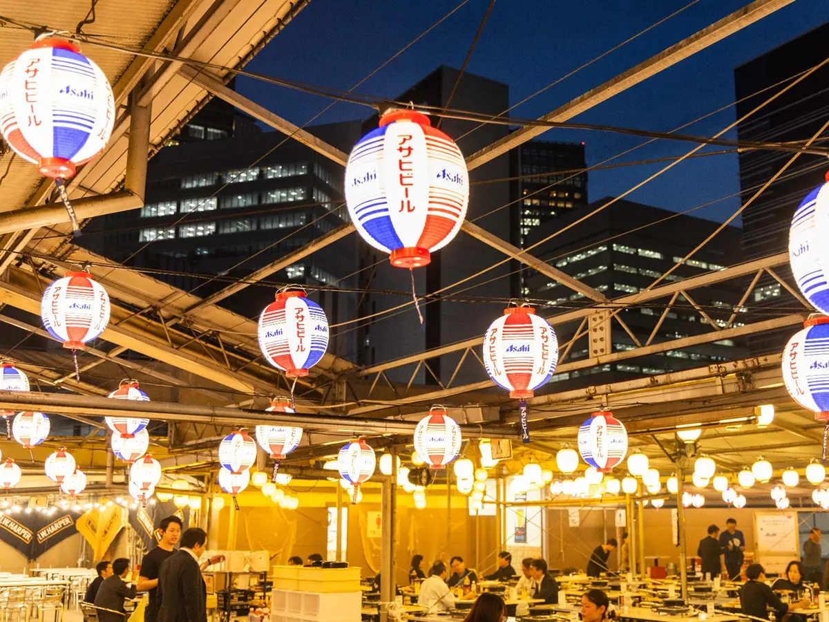 柳橋中央市場ビアガーデン