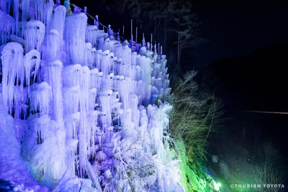 稲武地区の氷瀑