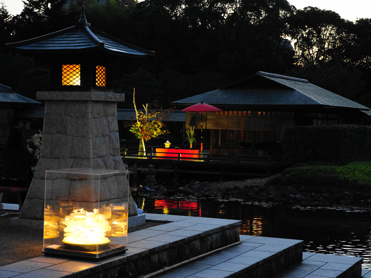白鳥庭園　秋露祭