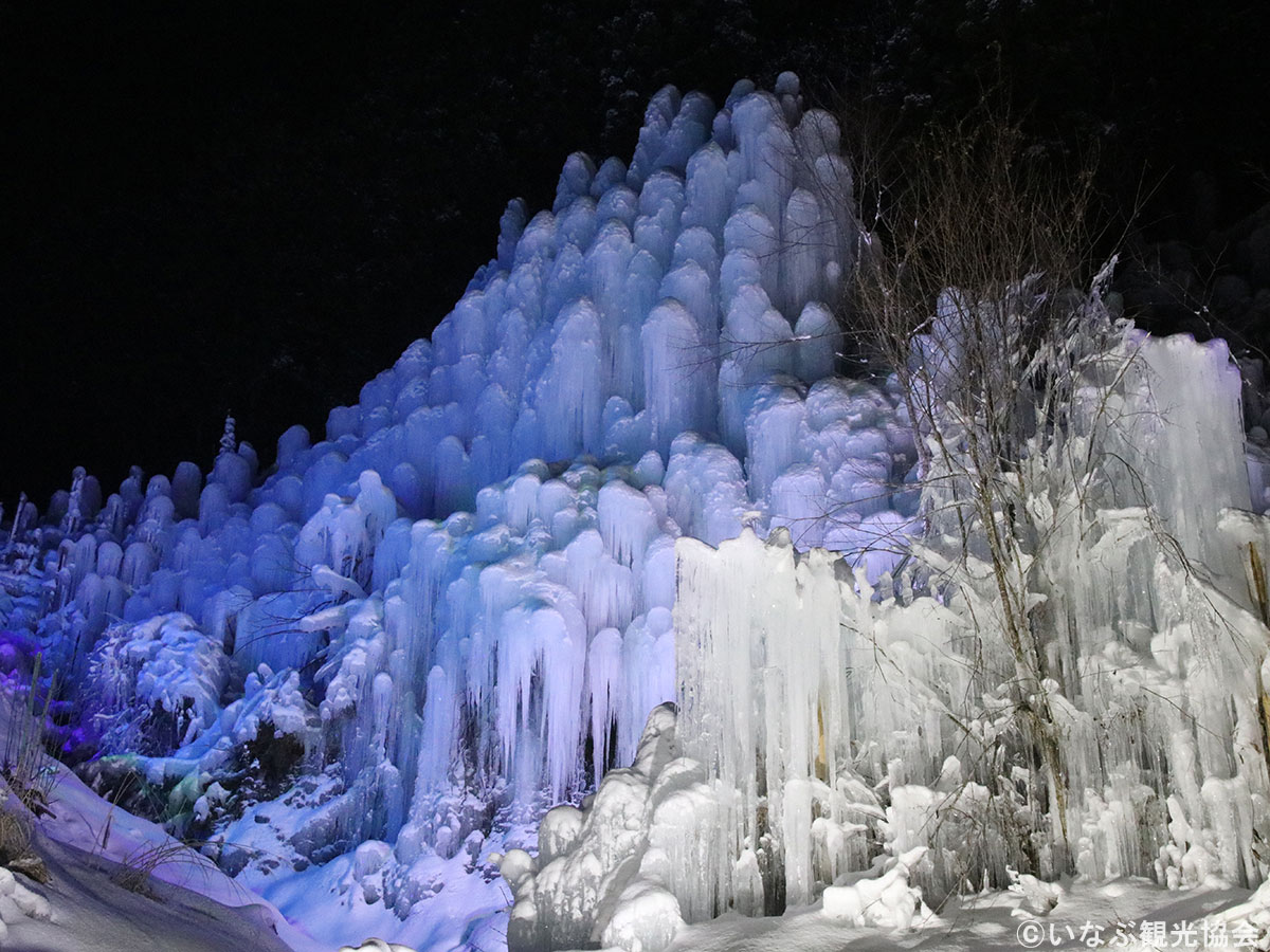 稲武地区の氷瀑