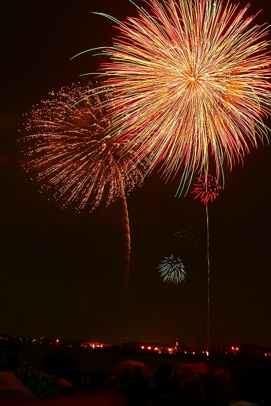Kinu'ura Port Festival Fireworks Display