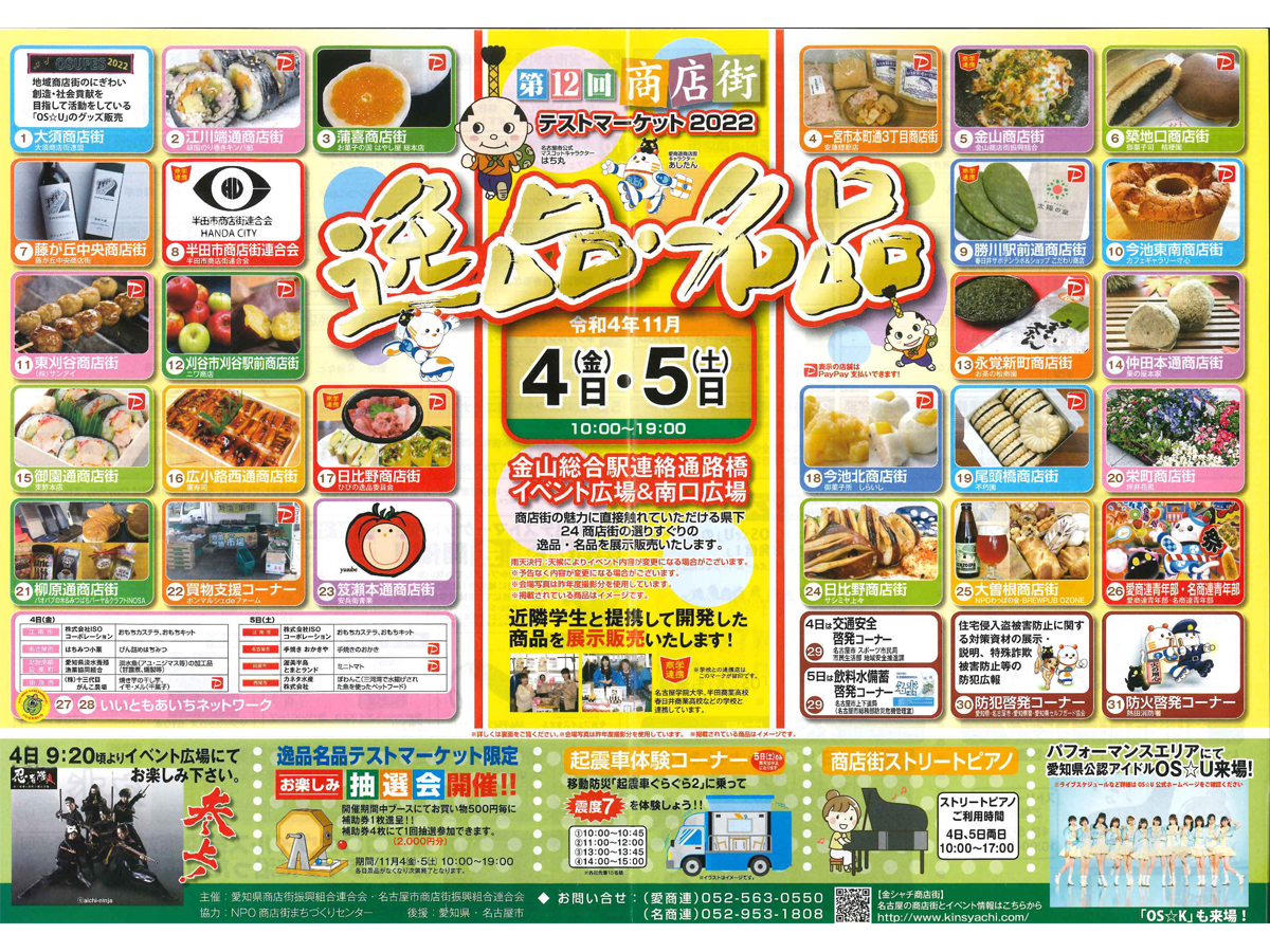 商店街逸品・名品テストマーケット