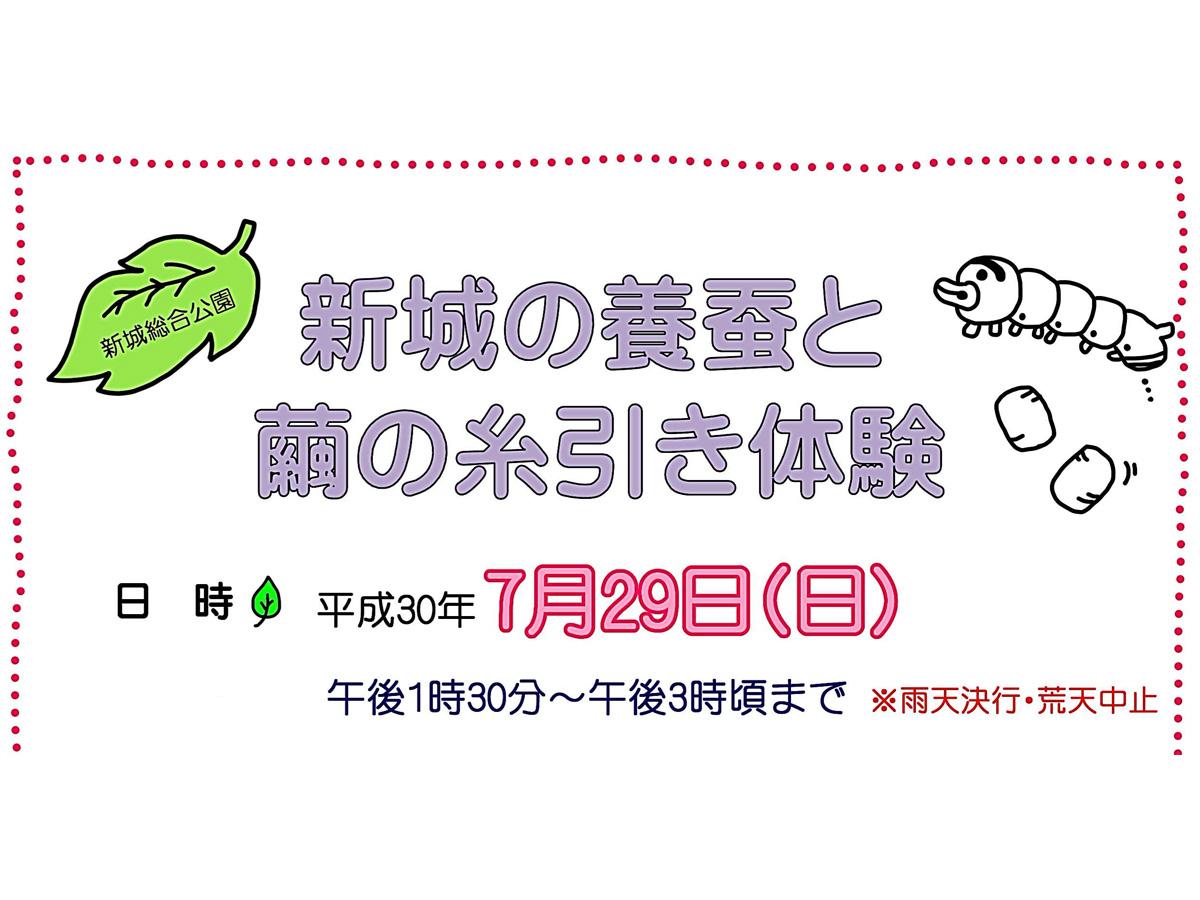 新城総合公園「新城の養蚕と繭の糸引き体験」