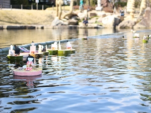 徳川園の早春の催事