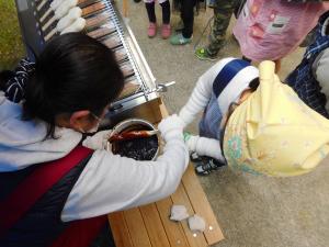 新城総合公園「ほへいもちづくり体験」