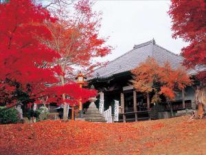 寂光院紅葉