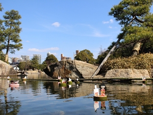 徳川園の早春の催事