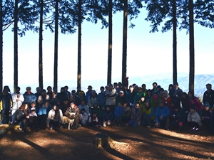 夏焼城ヶ山元旦登山