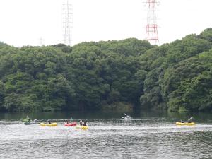 佐布里池カヌー体験