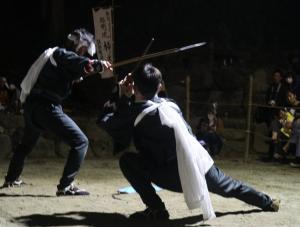 貝津田の棒の手