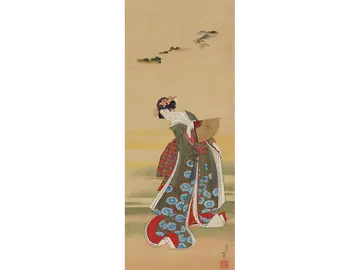 葛飾北斎《春秋美人図》江戸時代後期