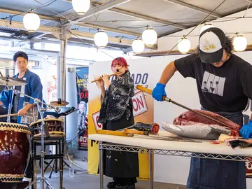 柳橋中央市場ビアガーデン