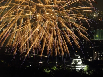 日本ライン夏まつりロングラン花火
