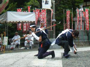 棒の手奉納