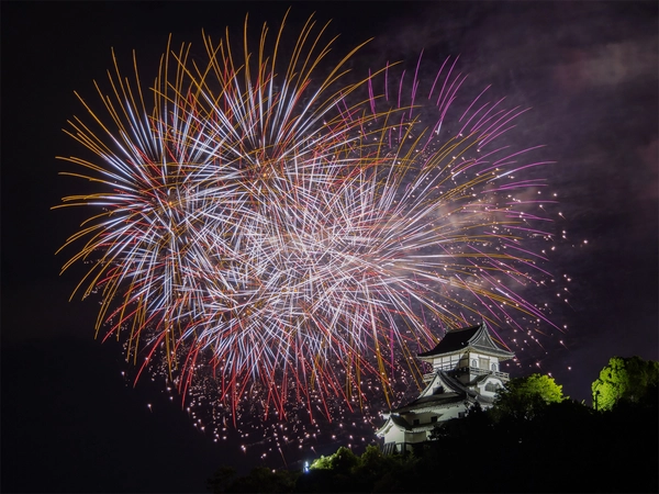 日本ライン夏まつりロングラン花火