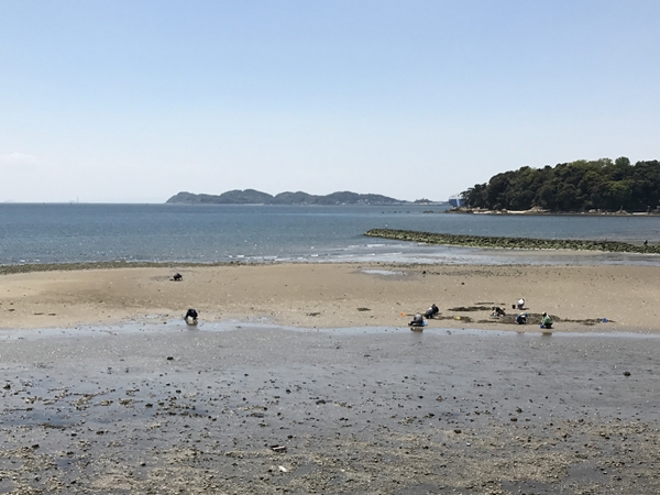 水神　潮干狩り