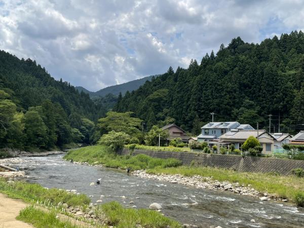 寒狭川上流　あゆ釣り解禁