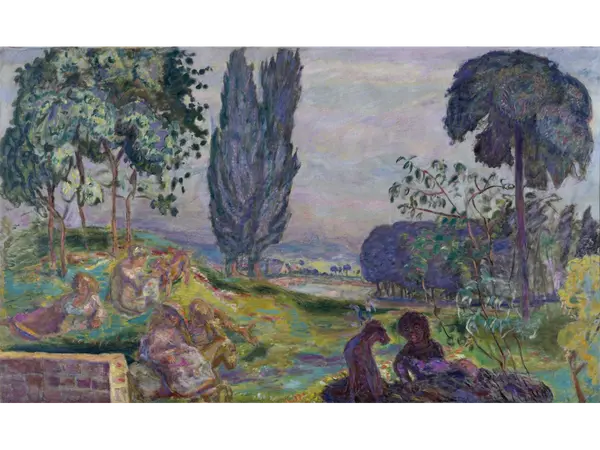 ピエール・ボナール《にぎやかな風景》1913 年頃