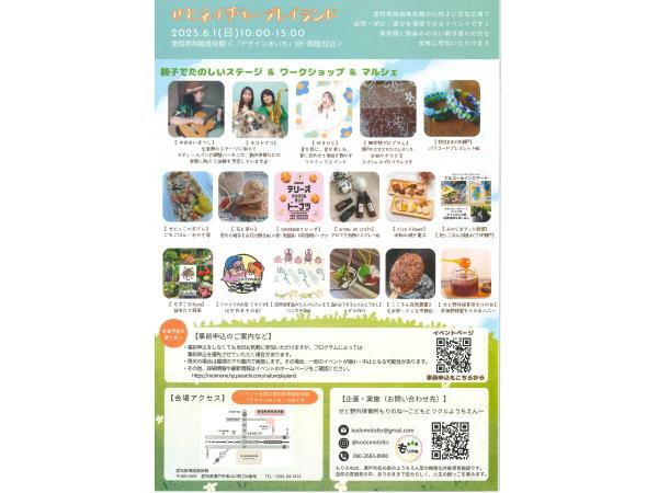 せとネイチャープレイランドチラシ(裏)