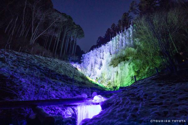 稲武地区の氷瀑
