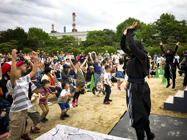 Tokugawa Ieyasu's Hattori Hanzo and The Ninjas team - New 2018 Member Introduction at Nagoya Castle - Lady Ninja "Kocho" first public appearance!