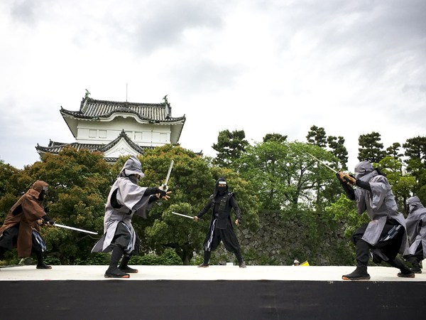 Tokugawa Ieyasu's Hattori Hanzo and The Ninjas team - New 2018 Member Introduction at Nagoya Castle - Lady Ninja "Kocho" first public appearance!