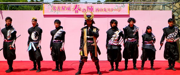 กลุ่มนินจาฮัตโตริฮันโซ　 เปิดตัวอย่างร่าเริงที่ปราสาทนาโกย่า!