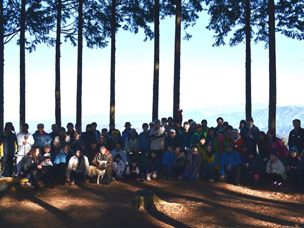 夏燒城山元旦登山