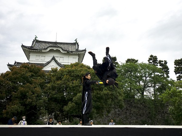 Tokugawa Ieyasu's Hattori Hanzo and The Ninjas team - New 2018 Member Introduction at Nagoya Castle - Lady Ninja "Kocho" first public appearance!