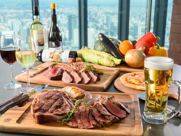 ミッドランドスクエア　天空のイタリアンBBQ 「CARVINO」